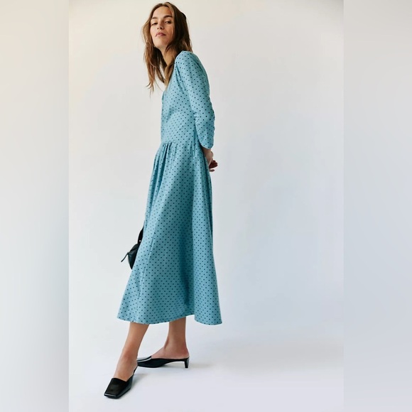 Free People Two Timin Midi Dress Size Small NWT - Picture 4 of 14